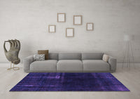 Machine Washable Persian Purple Bohemian Rug, wshabs2789pur