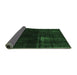 Sideview of Persian Emerald Green Bohemian Rug, abs2789emgrn