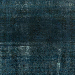 Square Abstract Dark Blue Grey Blue Persian Rug, abs2789