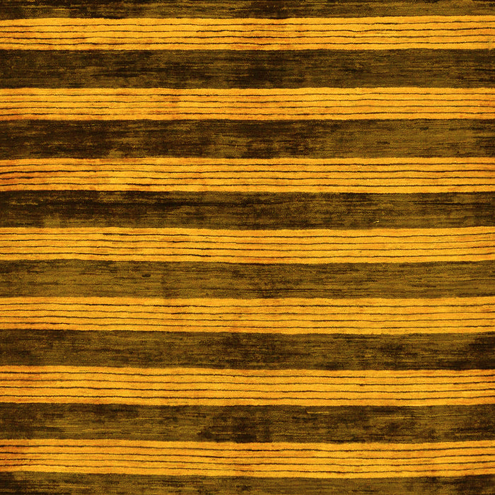 Machine Washable Oriental Yellow Modern Rug, wshabs278yw