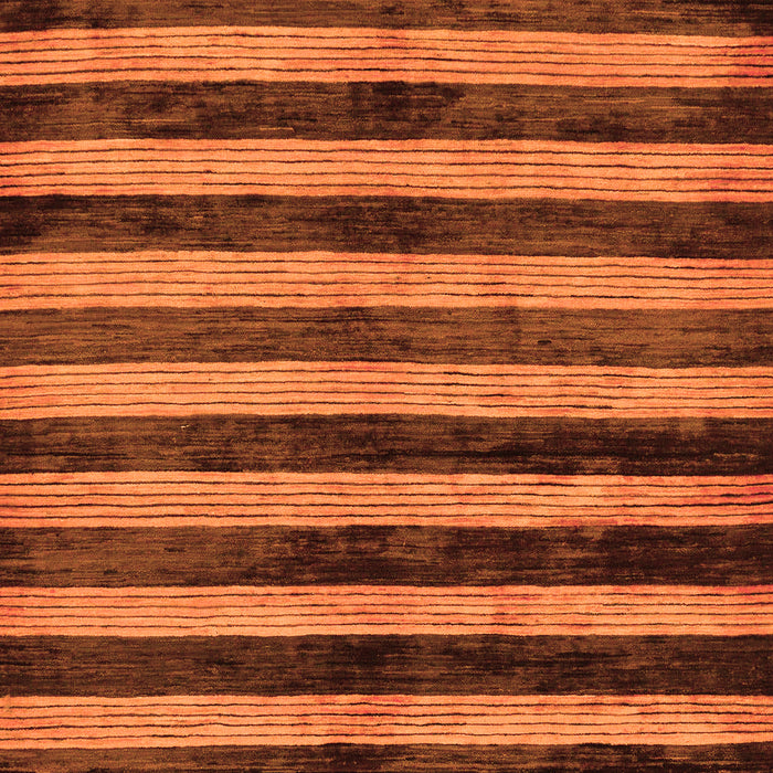 Machine Washable Oriental Orange Modern Area Rugs, wshabs278org