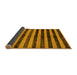 Sideview of Oriental Yellow Modern Rug, abs278yw