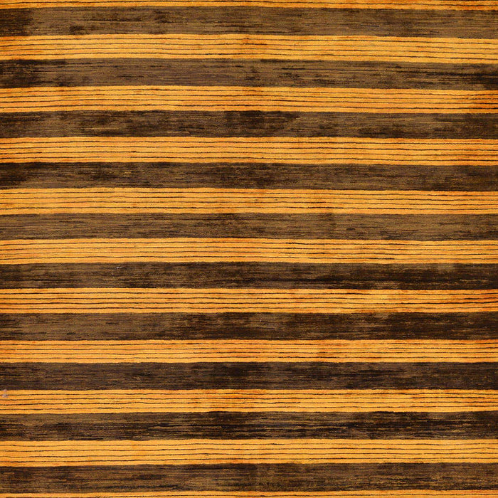 Square Abstract Red Brown Oriental Rug, abs278