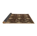 Sideview of Abstract Bakers Brown Oriental Rug, abs279