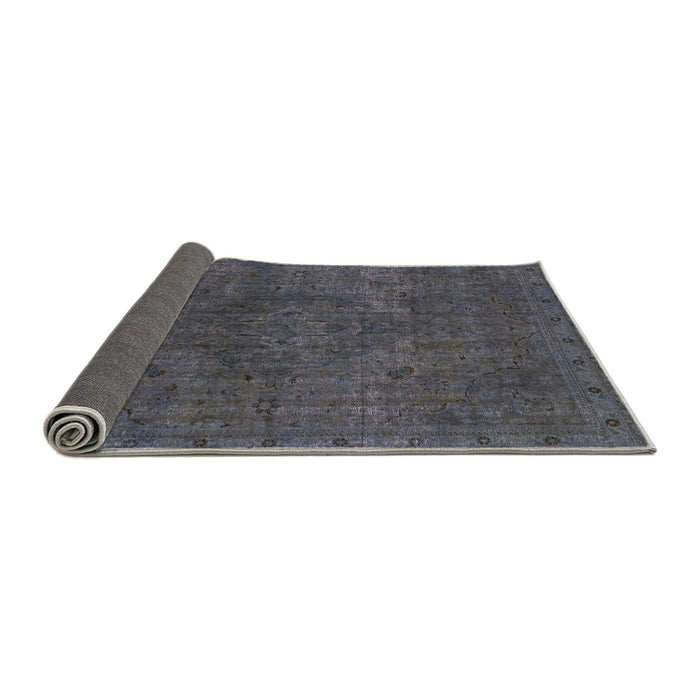 Sideview of Abstract Gray Modern Rug, abs2790