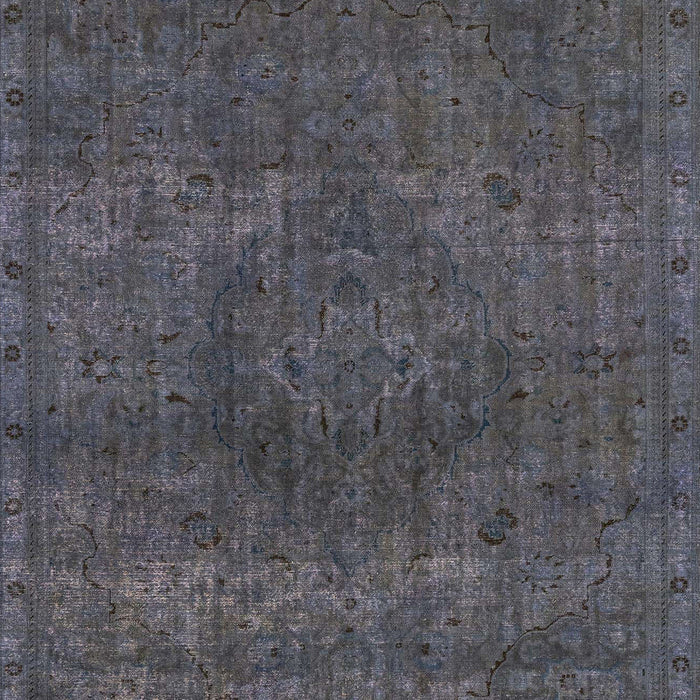 Machine Washable Abstract Gray Rug, wshabs2790