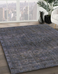 Abstract Gray Modern Rug, abs2790