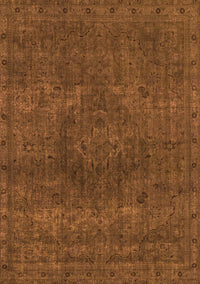 Abstract Orange Modern Rug, abs2790org