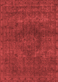 Abstract Red Modern Rug, abs2790red