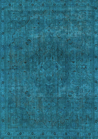 Abstract Light Blue Modern Rug, abs2790lblu