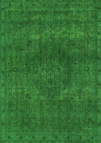 Abstract Green Modern Rug, abs2790grn