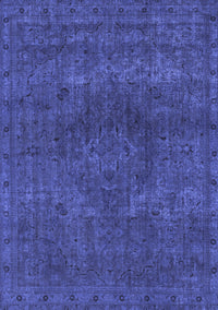 Abstract Blue Modern Rug, abs2790blu