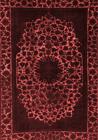 Abstract Red Modern Rug, abs2791red