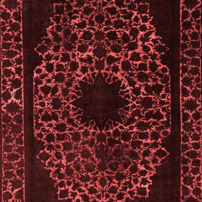 Abstract Red Modern Area Rugs