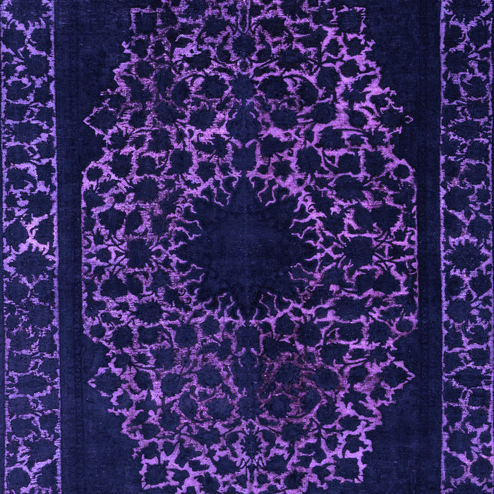 Machine Washable Abstract Purple Modern Area Rugs, wshabs2791pur
