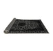 Sideview of Abstract Gray Modern Rug, abs2791gry