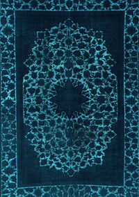 Abstract Light Blue Modern Rug, abs2791lblu