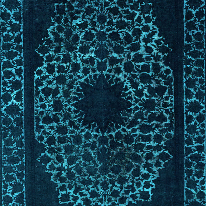 Abstract Light Blue Modern Rug, abs2791lblu