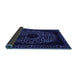 Sideview of Abstract Blue Modern Rug, abs2791blu