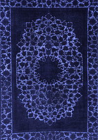 Abstract Blue Modern Rug, abs2791blu