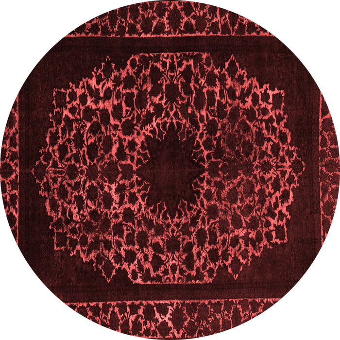 Abstract Red Modern Rug, abs2791red
