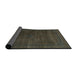 Sideview of Abstract Coffee Brown Modern Rug, abs2792