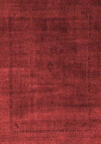 Abstract Red Modern Rug, abs2792red