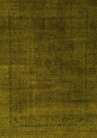 Abstract Yellow Modern Rug, abs2792yw