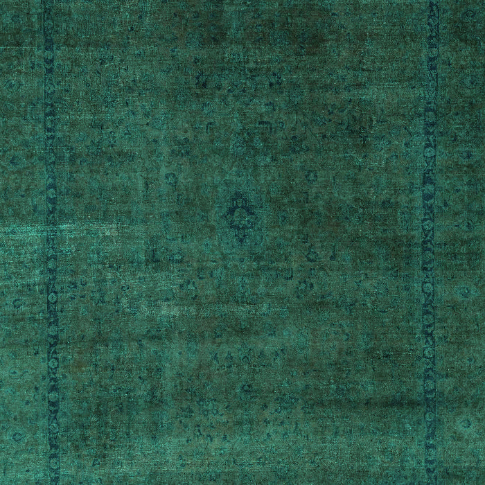 Machine Washable Abstract Turquoise Modern Area Rugs, wshabs2792turq