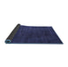 Sideview of Abstract Blue Modern Rug, abs2792blu