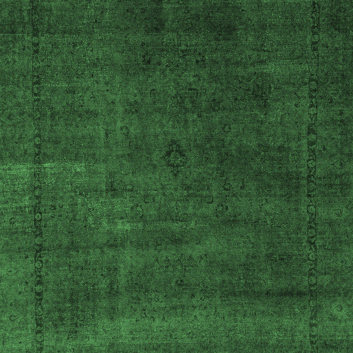 Machine Washable Abstract Emerald Green Modern Area Rugs, wshabs2792emgrn