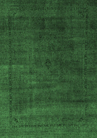 Abstract Emerald Green Modern Rug, abs2792emgrn