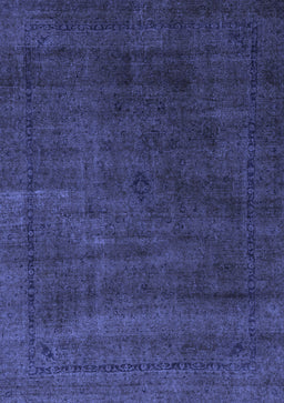 Abstract Blue Modern Rug, abs2792blu