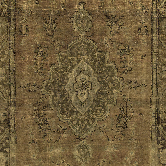 Abstract Brown Modern Rug, abs2793brn