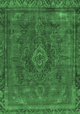 Abstract Emerald Green Modern Rug, abs2793emgrn