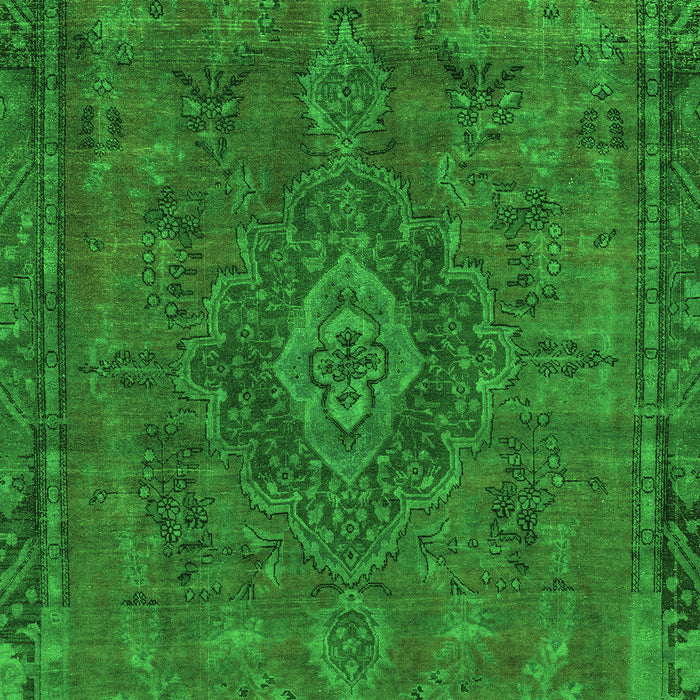 Abstract Green Modern Rug, abs2793grn