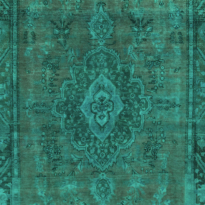 Machine Washable Abstract Turquoise Modern Area Rugs, wshabs2793turq