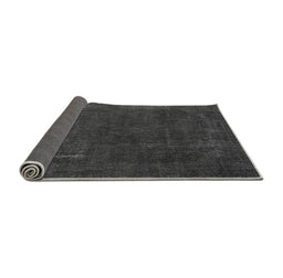 Sideview of Abstract Gray Modern Rug, abs2794gry
