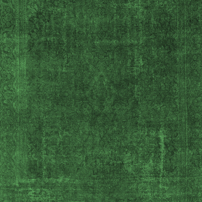 Machine Washable Abstract Emerald Green Modern Area Rugs, wshabs2794emgrn