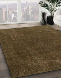 Abstract Bakers Brown Modern Rug, abs2794