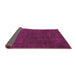 Sideview of Abstract Pink Modern Rug, abs2794pnk