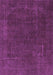 Machine Washable Abstract Purple Modern Area Rugs, wshabs2794pur