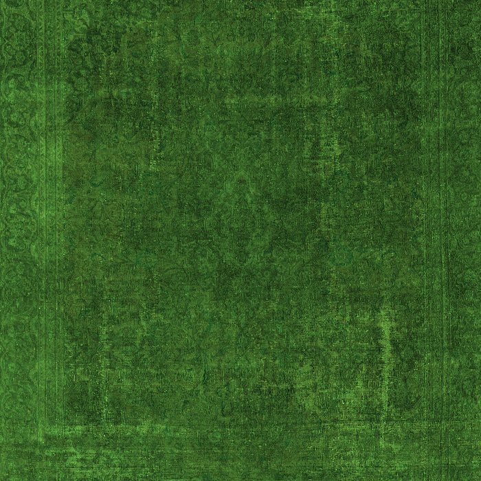Machine Washable Abstract Green Modern Area Rugs, wshabs2794grn