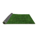 Sideview of Abstract Green Modern Rug, abs2794grn