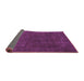 Sideview of Abstract Purple Modern Rug, abs2794pur