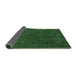 Sideview of Abstract Emerald Green Modern Rug, abs2794emgrn