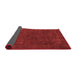 Abstract Red Modern Area Rugs