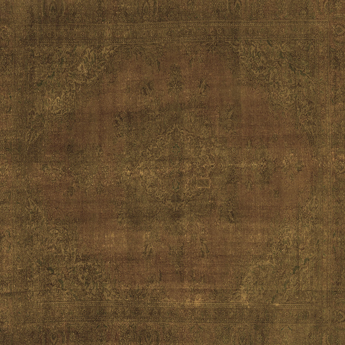 Square Machine Washable Abstract Brown Modern Rug, wshabs2795brn