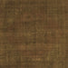 Square Abstract Brown Modern Rug, abs2795brn