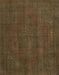 Abstract Reddish Brown Modern Rug, abs2795